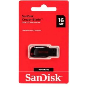 (02460) (7678) PEN DRIVE 16GB USB CRUZER BLADE 16GB USB 2.0 SDCZ50-016G-B35