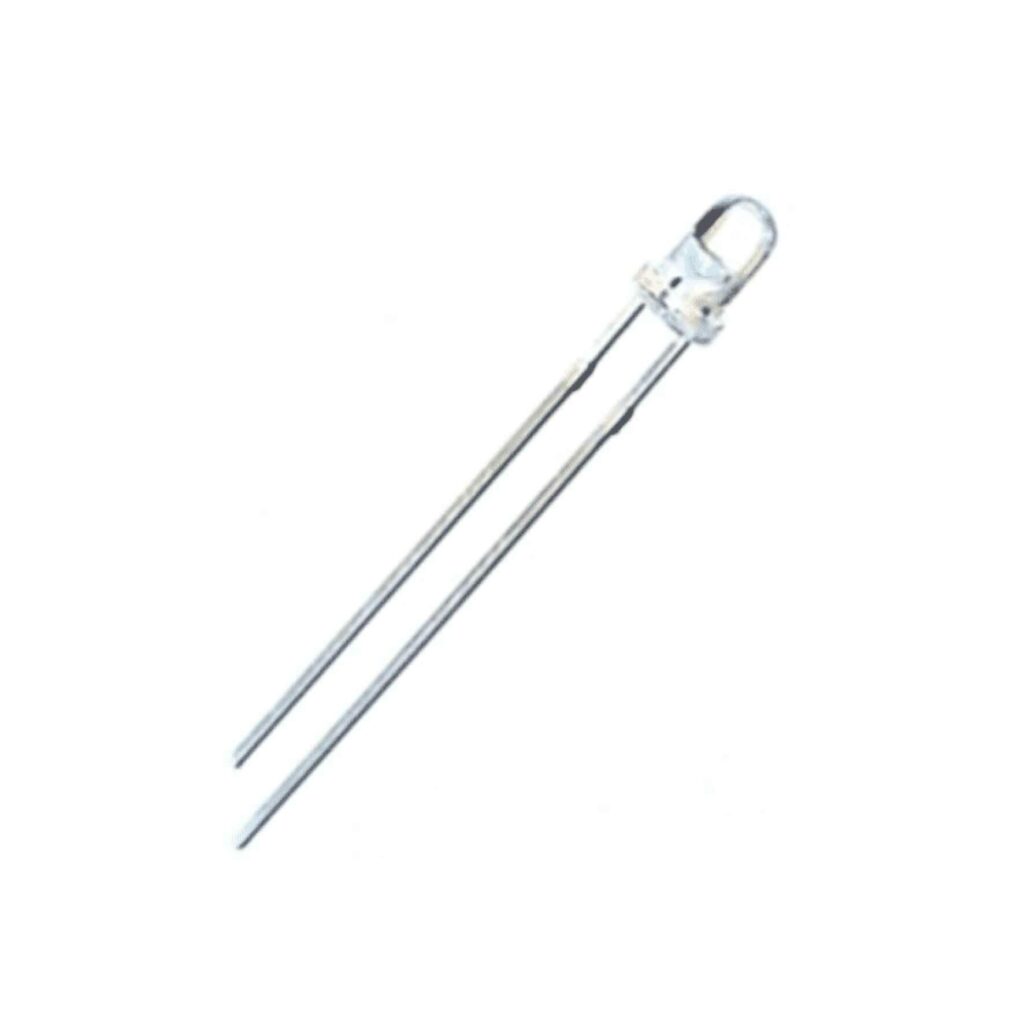 Led 3mm 1000 MCD Transp. - Verde