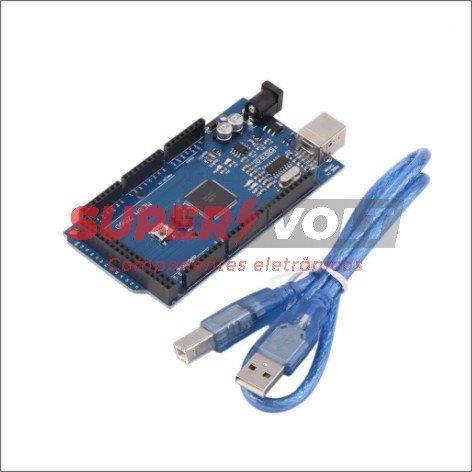 Produtos eletrônicos 3 Arduino Mega 2560 R3 (compatível) com cabo USB