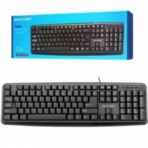 (02994) (10133) TECLADO USB BASICO SLIM PRETO TC065
