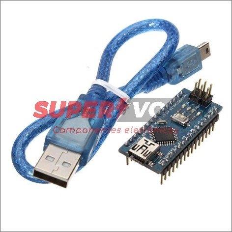 Produtos eletrônicos 4 Arduino Nano R3 (compatível) com cabo USB