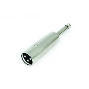 Adaptador cannon XLR macho 3 pinos x p10 mono